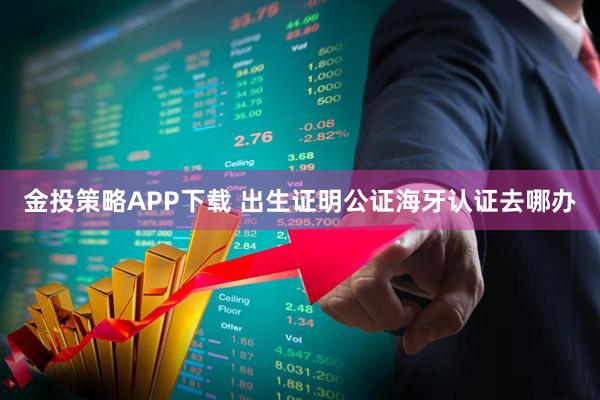 金投策略APP下载 出生证明公证海牙认证去哪办